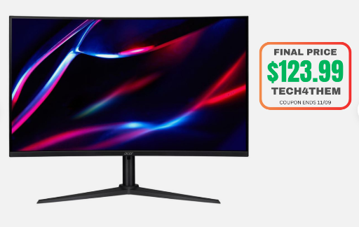 Acer 31.5" Nitro Curved LED WQHD 144Hz 1ms 2560x1440 Monitor