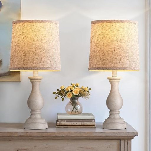 Seealle Farmhouse Table Lamps Set of 2