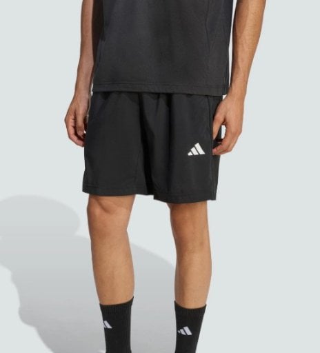Adidas Men's Workout Essentials Base Woven Shorts (Ray Blue) Deal