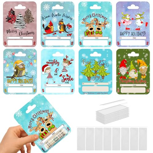 Christmas Money Holder Cards 8-Pack