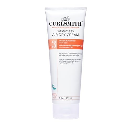 CURLSMITH Weightless Air Dry Cream for Hair 8-Oz