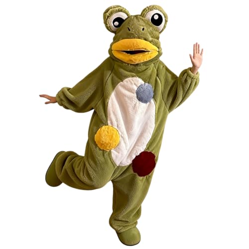 Frog Onesie Plush Pajamas
