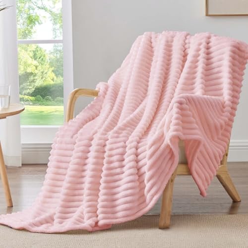 BEDELITE 50"x60" Ribbed Throw Blanket Deal