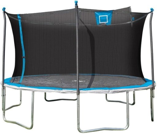 Sportspower Bounce Pro 14' Round Trampoline with Skyslam Basketball Station