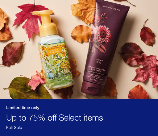 Bath & Body Works Fall Sale