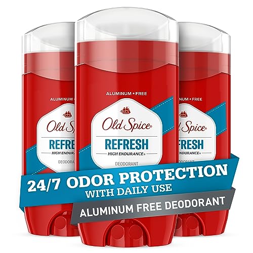 Old Spice Aluminum Free Deodorant For Men, 3 Pack, Refresh Scent Deal