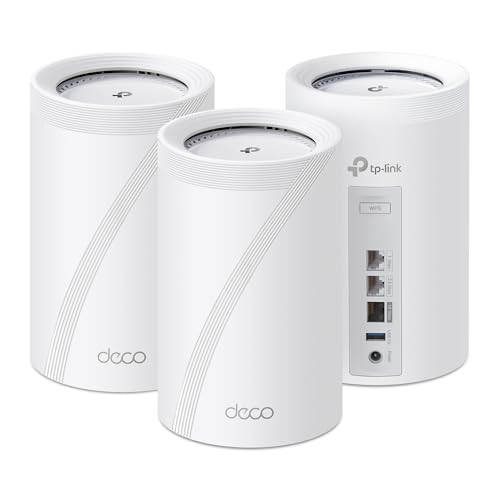 3-Pack TP-Link Deco BE67 Tri-Band WiFi 7 BE14000 Whole Home Mesh System
