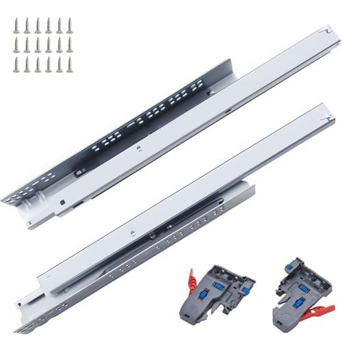18 inch Undermount Full Extension Drawer Slides