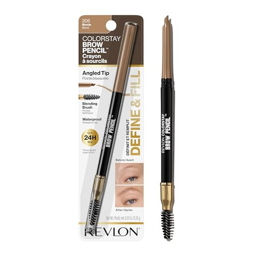 Revlon ColorStay Eyebrow Pencil with Spoolie Brush, 205 Blonde