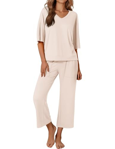 Ekouaer Lounge  Pajama Sets