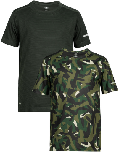 Athletic Works Boy's Active Short Sleeve T-shirt 2-Pack