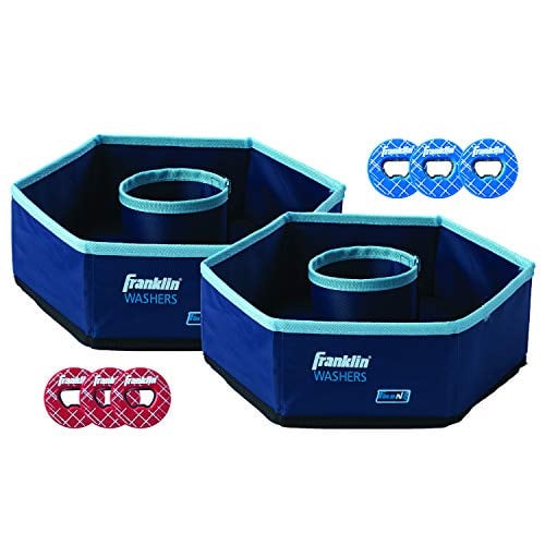 Franklin Sports Washer Set with (2) 12" x 12" folding targets
