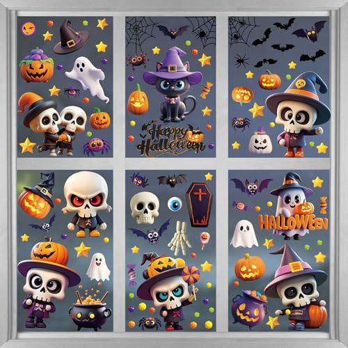 95PCS Halloween Window Clings