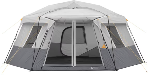Ozark Trail 17 ft x 15 ft 11-Person Instant Hexagon Cabin Tent