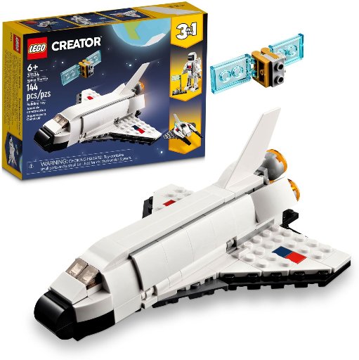 LEGO Creator 3 in 1 Space Shuttle, 144 Pcs.