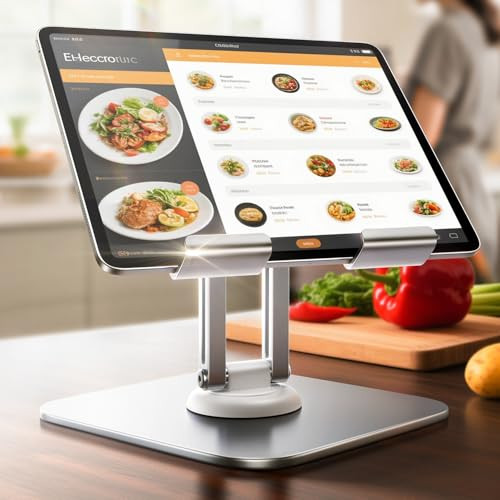 Lisen Adjustable 360-Degree Rotation Tablet Stand Holder (up to 12.9")