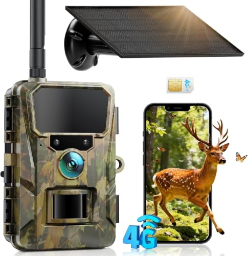 4G LTE Cellular Trail Camera with SIM Card