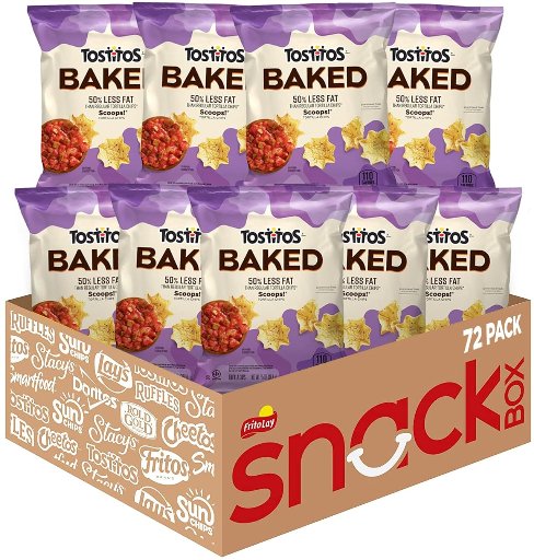 72-Pack 0.875-Oz Tostitos Oven Baked Scoops! Tortilla Chips