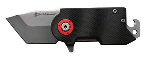 Smith & Wesson Benji 1.75" Tanto Folding Knife w/ Bottle Opener & Money Clip Deal