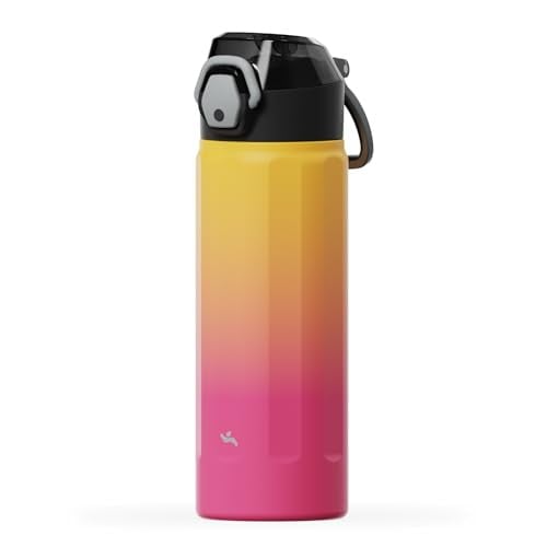 Konokyo FLOWPLAY 18oz Insulated Stainless Steel Water Bottle (Rainbow)