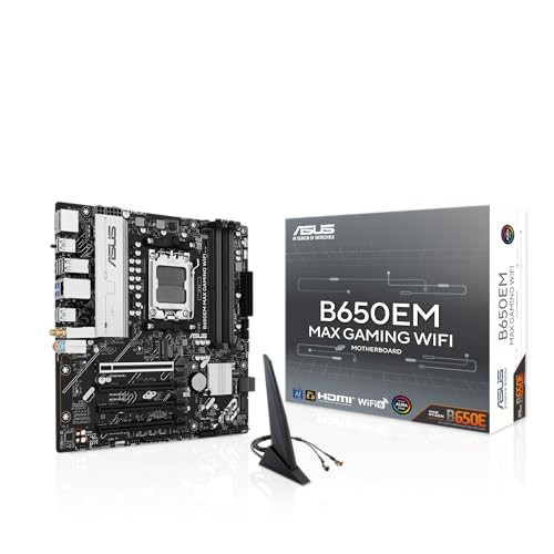 ASUS B650EM MAX Gaming WiFi AMD B650 mATX Motherboard