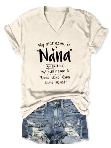 My Nickname is Nana Shirt V Neck Shirt Deal