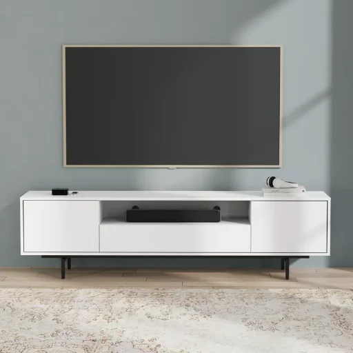 Latitude Run Canterbury 3 Door TV Stand for TVs up to 85" Deal