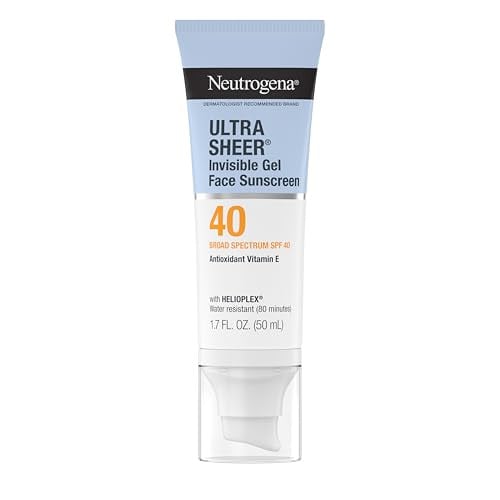 Neutrogena Ultra Sheer Invisible Gel Face Sunscreen SPF 40 1.7-Oz Deal