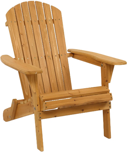 Highland Dunes Solid Wood Folding Adirondack Chair (Set of 2) Deal