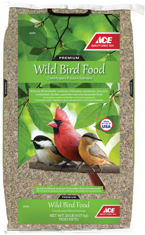 ACE HARDWARE PU Ace Premium Wild Bird Food 20 lb Bag