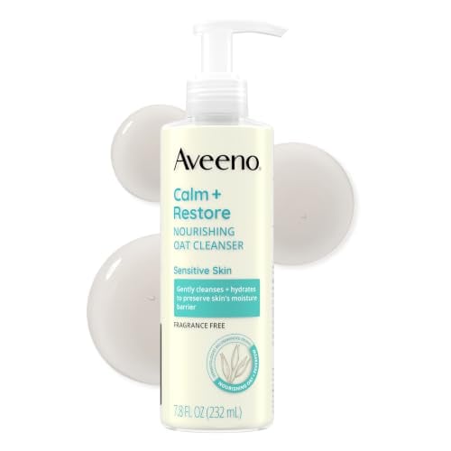 Aveeno Calm + Restore Nourishing Oat Face Cleanser 7.8-Oz Deal