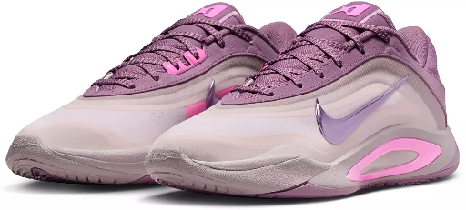 Nike Men's A'One 'Sequoia' Basketball Shoes (Vlt Dust/Pnk Spl/Pearlpnk) Deal