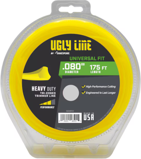 Shakespeare Ugly Line 0.080-in x 175-ft Bulk Reel Trimmer Line