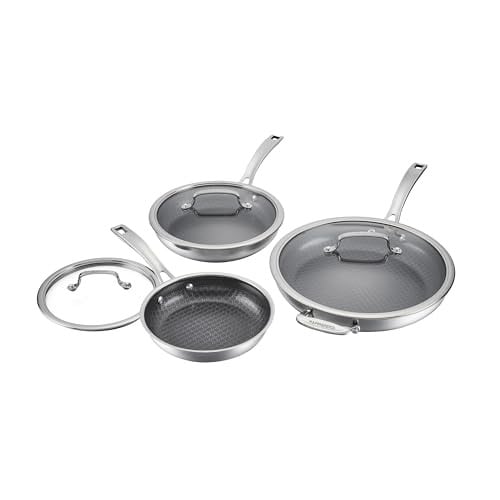 Cuisinart FusionPlus Hybrid Nonstick Stainless Steel Cookware Set, 6-Piece Deal