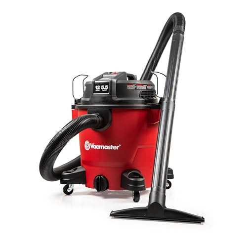 Vacmaster 12-Gallon 5.5 Peak HP Heavy-Duty Wet/Dry Vacuum