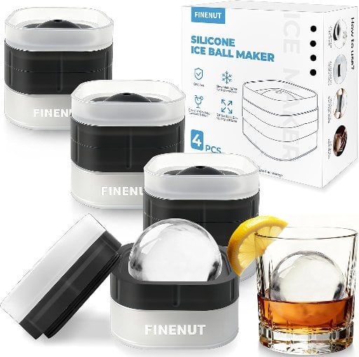Easy Release Ice Ball Maker Mold 4-Pack Deal