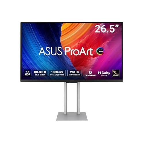 ASUS ProArt Display 27” 4K UHD QD-OLED Professional Monitor (PA27UCDMR) Deal