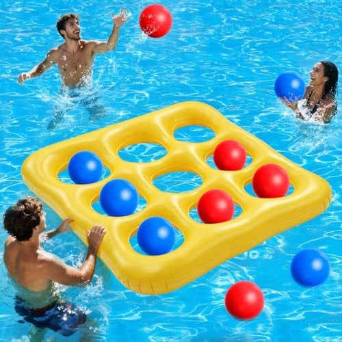 4.7 FT Giant Inflatable Tic-Tac-Toe Toss Pool Game Toy
