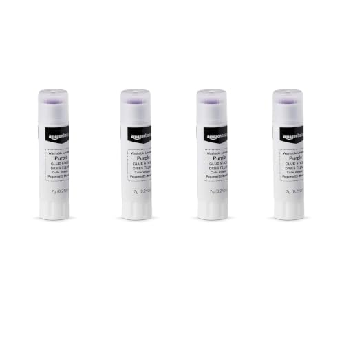 Amazon Basics Purple Washable Glue Sticks 60-Count Deal