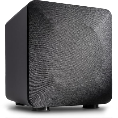 Audioengine S6 Mini 210W Powered Compact Subwoofer, Gray