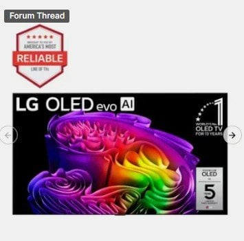 LG G6 OLED evo AI 77" 4K Smart TV with 27" UltraGear OLED Monitor Deal