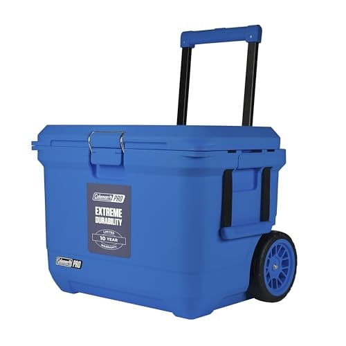 Coleman Pro 55qt Wheeled Hard Cooler 92-Can Capacity Deal