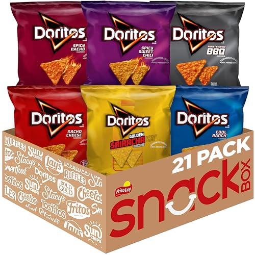 Doritos Flavored Tortilla Chips Variety Pack 2 x 21 x 1oz