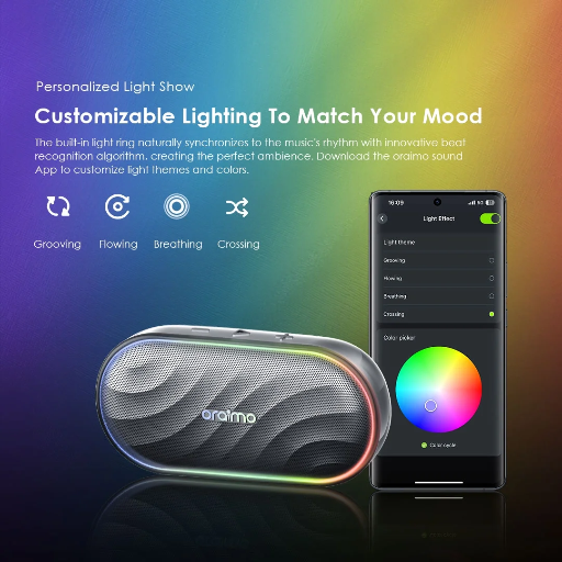 Oraimo Portable Bluetooth Speaker with LED Lightshow Deal