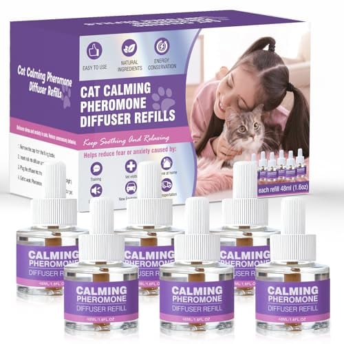 TTLXRL Cat Pheromone Calming Diffuser Refills 6-Pack 48ml Deal