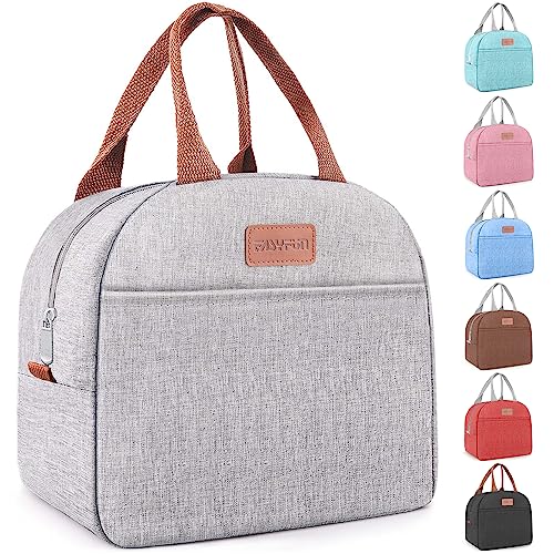 11L EASYFUN Insulated Lunch Bag Cooler with Carry Handle (Gray) Deal