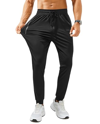 FOGFIRE Men's Lightweight Athletic Joggers with Zipper Pockets Deal