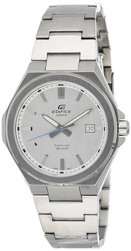 48mm Casio Men's Edifice Sapphire Crystal Stainless Steel Bracelet Watch Deal