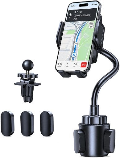 TECKNET Adjustable Cup Holder Phone Mount Deal