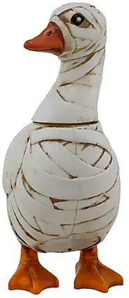 Red Shed 12 in. LED Mummy Goose Halloween Animatronic Statue With Sound Deal